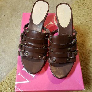 Women's Brown Wedge Sandle